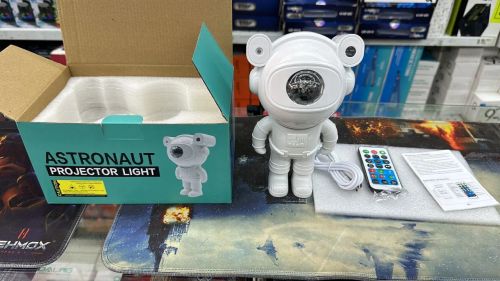 Luminária Astronauta Bluetooth 