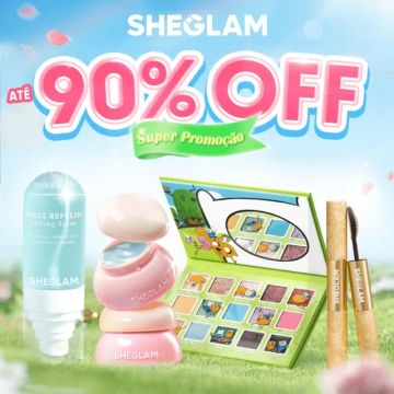 SHEGLAM Make Até 90% de desconto!
