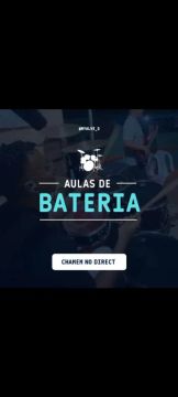 Aulas de Bateria - Chamem no WhatsApp abaixo 