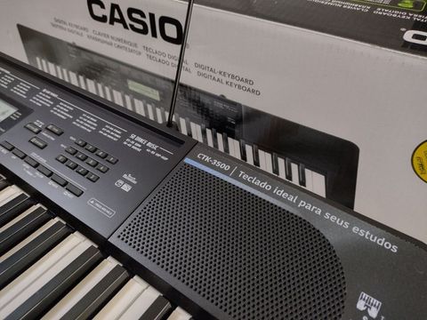 Teclado Casio CTK3500 novíssimo na caixa 