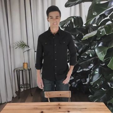 camisa de manga comprida wrangler original