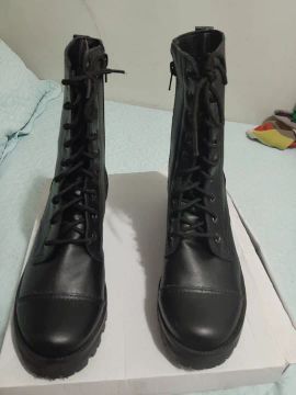 Bota cuturno feminina preta