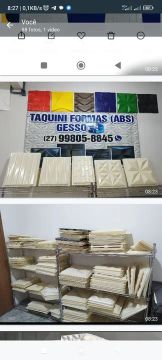 FORMAS/MOLDES GESSO 3D 