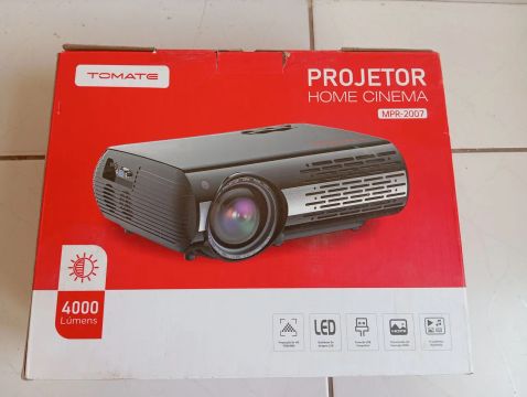 Projetor Home Cinema TOMATE MPR-2007 4000 Lúmens