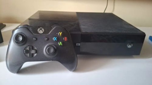 Xbox one fat usado + 5 jogos (Leia descrição)