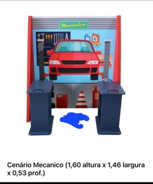 Cenário Mecânico Infantil - Brinquedo Educativo