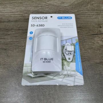Sensor De Presença Alerta Sonoro 25 Toques 8 Línguas