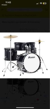 Bateria Musical Premium para iniciantes