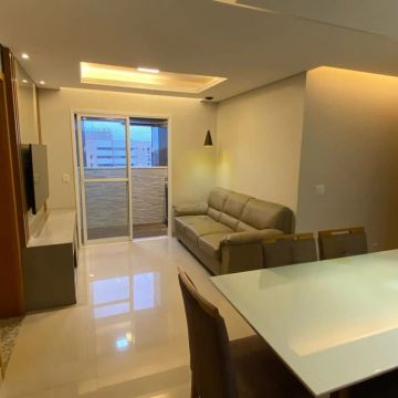 Apartamento moderno com varanda e vista incrível