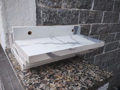 Kit 3 Prateleiras / MDF Vulcano / Fabricação Própria