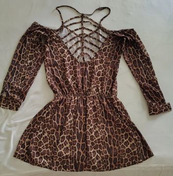 Vestido Ave Rara animal print 38