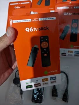 Tv stick q6 Android 10 produto novo 