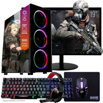 Computador PC Gamer Completo TOB Intel Core i5