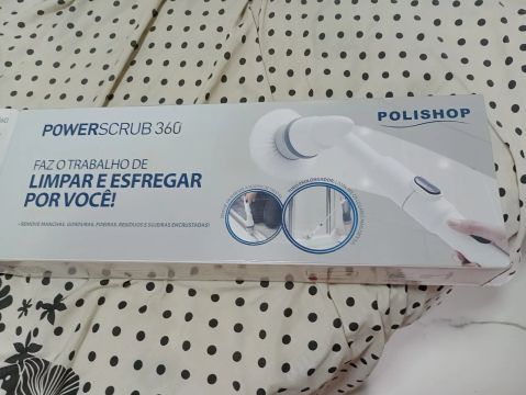 Escova Elétrica de Limpeza Polishop - Power Scrub 360<br>164 avaliações