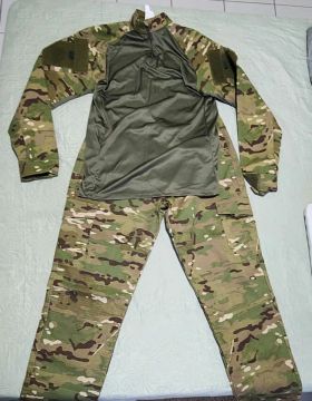 Farda Camisa Multicam Combat Shirt + Calça Masculina Tática