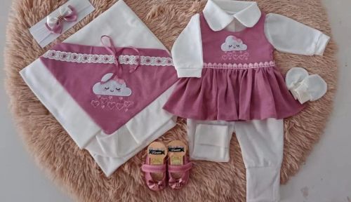 Kit conjunto saída maternidade 