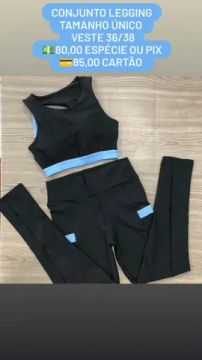 Moda fitnnes conjunto legging 