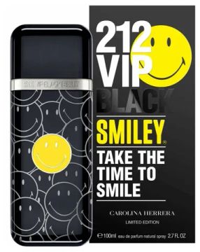 212 VIP Black Smiley Carolina Herrera edição limitada