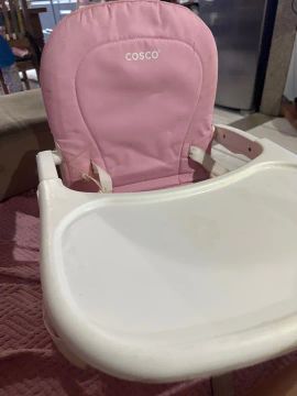 Cadeira de Alimentação Cosco Rosa