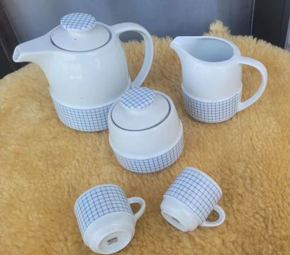 Jogo de porcelana Vintage Pozzani de café
