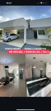 Casa Térrea no Passaredo 03 Qts 01 Suítes com closet médio;  e 02 semi suítes