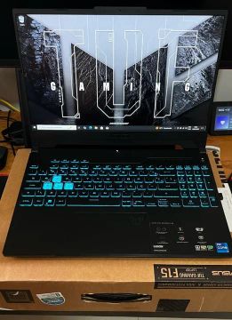 Notebook ASUS Tuf F15 - I7 32gb ram RTX 3050