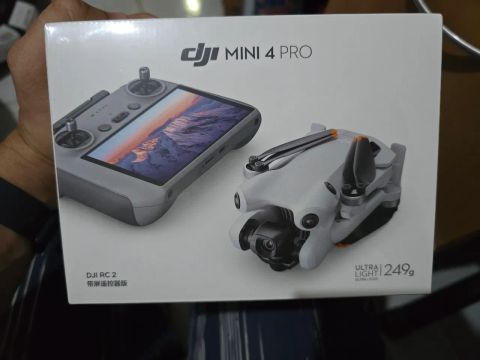 Drone DJI mini 4 pro com controle com tela RC2