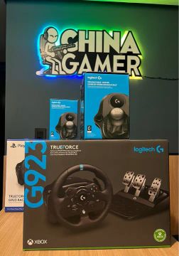 Volante Logitech G923 Trueforce para Pc, Xbox e PlayStation.