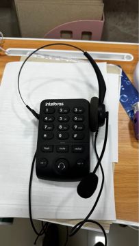 Telefone Fixo com Headset Intelbras