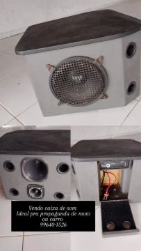 Caixa de Som para Moto e Carro