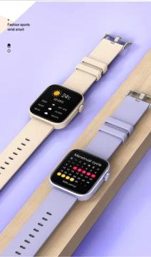 Relógio Smartwatch Feminino P71, Chamada, Notificação, Monitor Cardíaco 