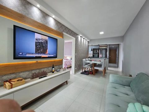 Imóvel para venda com 74 metros quadrados com 2 quartos em Boqueirão - Praia Grande - SP