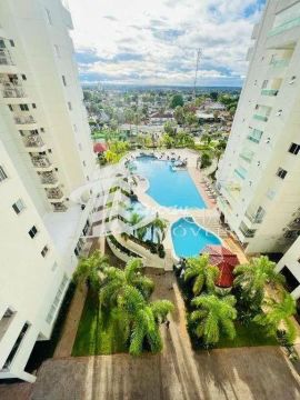 Lindo apartamento de alto padrão semi-mobiliado para locação em localização privilegiada, 