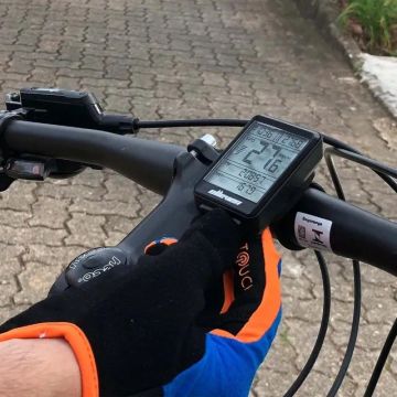 Velocímetro Ciclocomputador Bike Speed Mtb Elleven 11f Luz Interna C/fio