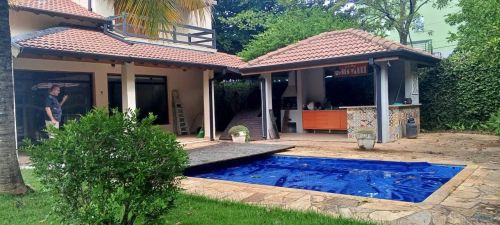 Imovel 3 suites, sala ampla,escritório, área gourmet e piscina para locação Jd Das Nações 