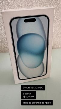 iPhone 15 Lacrado - Novo