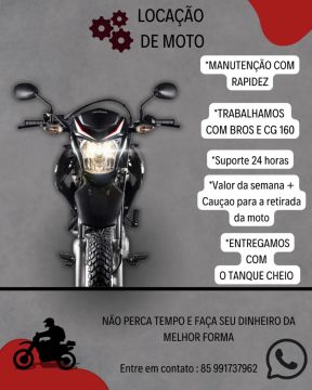 LOCAÇÃO DE MOTO 