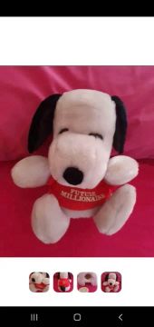 Snoopy pelucia cofrinho