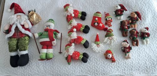 Papai Noel de Pelúcia para Decoração Natalina