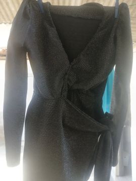 Macacão preto com brilho