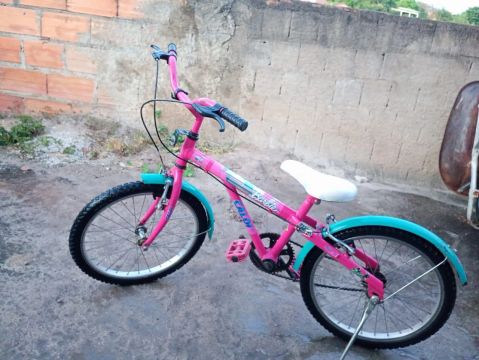 Bicicleta Infantil Barbie - Rosa