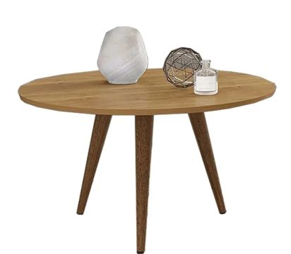 Mesa de centro redonda em MDF 