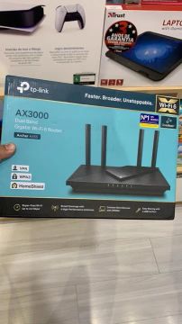 Roteador TP-Link Archer AX55 Dual Band Gigabit Wi-Fi 6 AX3000 - Loja Física -