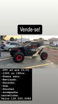UTV can am maverick  x3