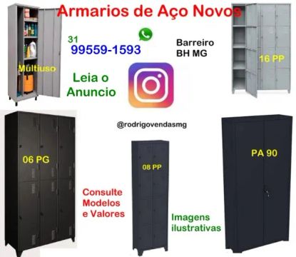 Armários Estante Arquivos de Aço Escaninho Industria Vestiário Roupeiros Guarda Volume