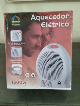 AQUECEDOR ELÉTRICO 1500W NOVO