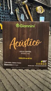Cebolão Ré encordoamento para viola caipira de 10 cordas GESVAM