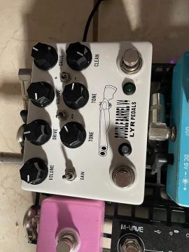 PEDAL OVERDRIVE DOUBLE BARREL LY ROCK APENAS VENDA