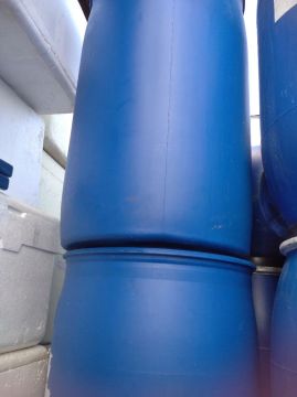Tambores de plástico azul 200 litros