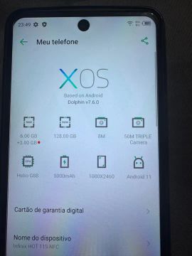 Infinix Hot 11S NFC - Usado